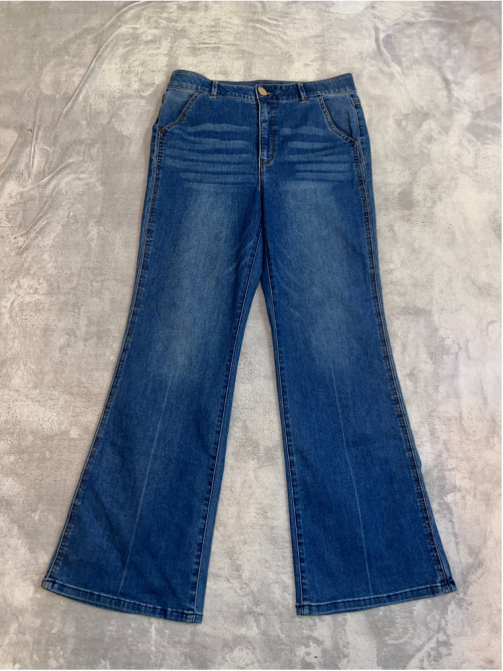 Democracy Ab'solution Flare Jeans Size 12 Blue